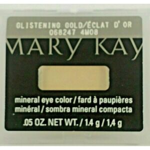 Mary Kay Glistening Gold Mineral Eye Shadow Single Retired
